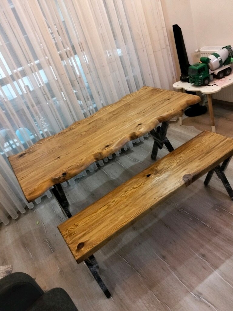 AĞAÇ AHŞAP MASA - 4