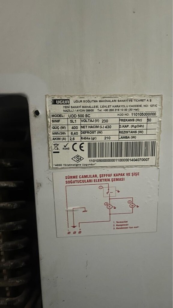 Uğur 430 Litre derin dondurucu yatay - 3
