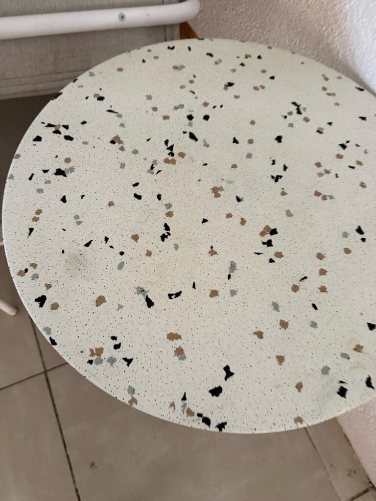 Sandalye masa bohem beyaz yeni - 4