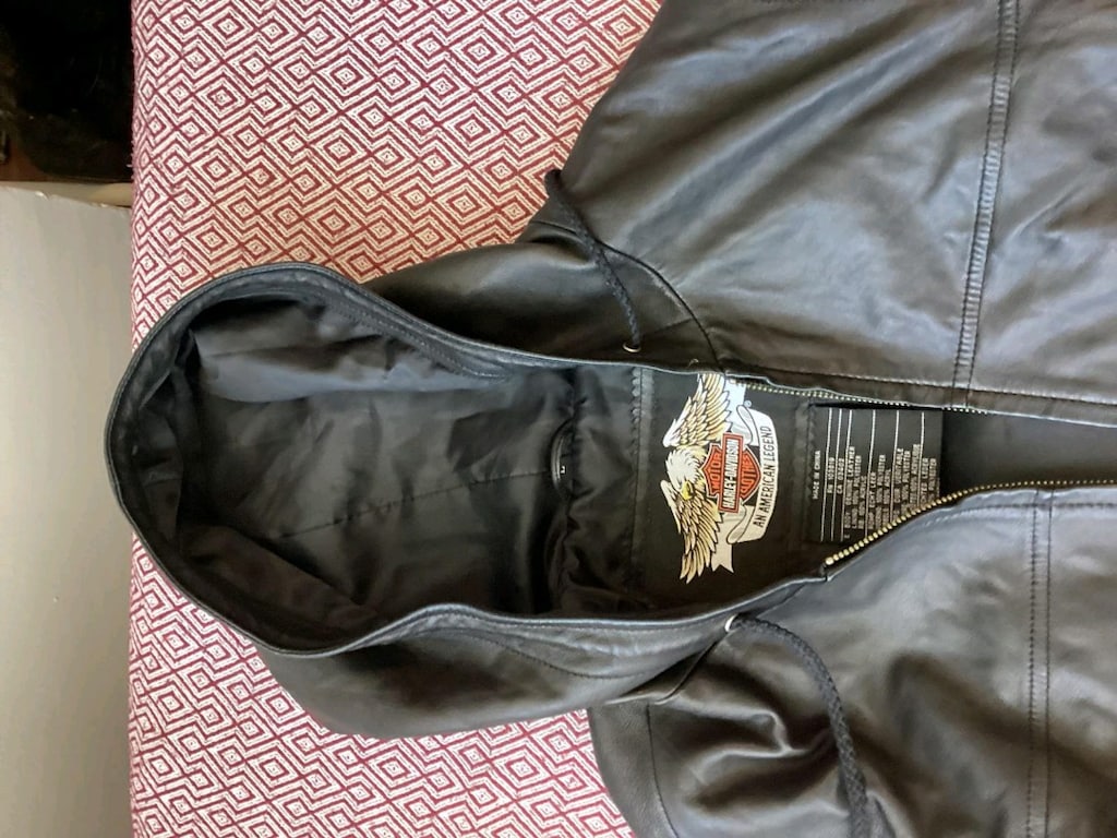 Harley Davidson kapüşon mont en 51boy 65 göğüs 49 L lastikli bel — görsel 6/12