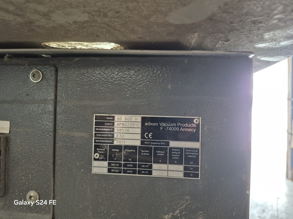 Adıxen Vakum Pompası AD 600H çok kademeli yağsız - 2