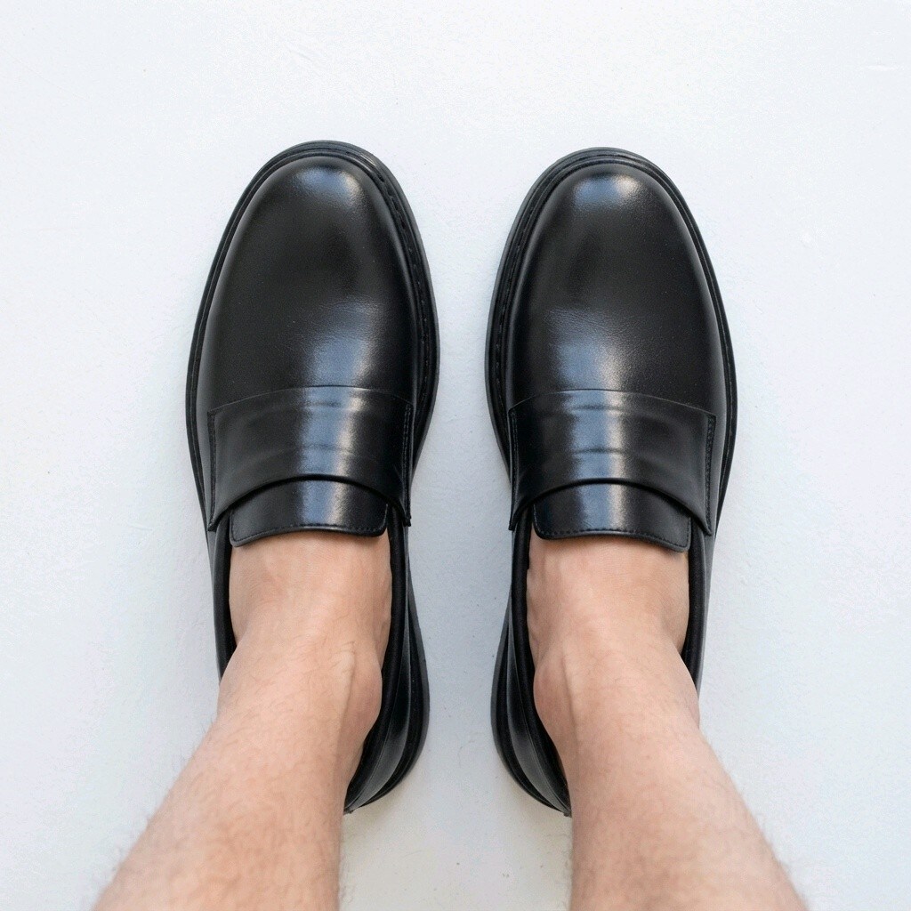 HAKİKİ DERİ GÜNLÜK LOAFER SİYAH (40-44) ERKEK AYAKKABI YENİ - 14
