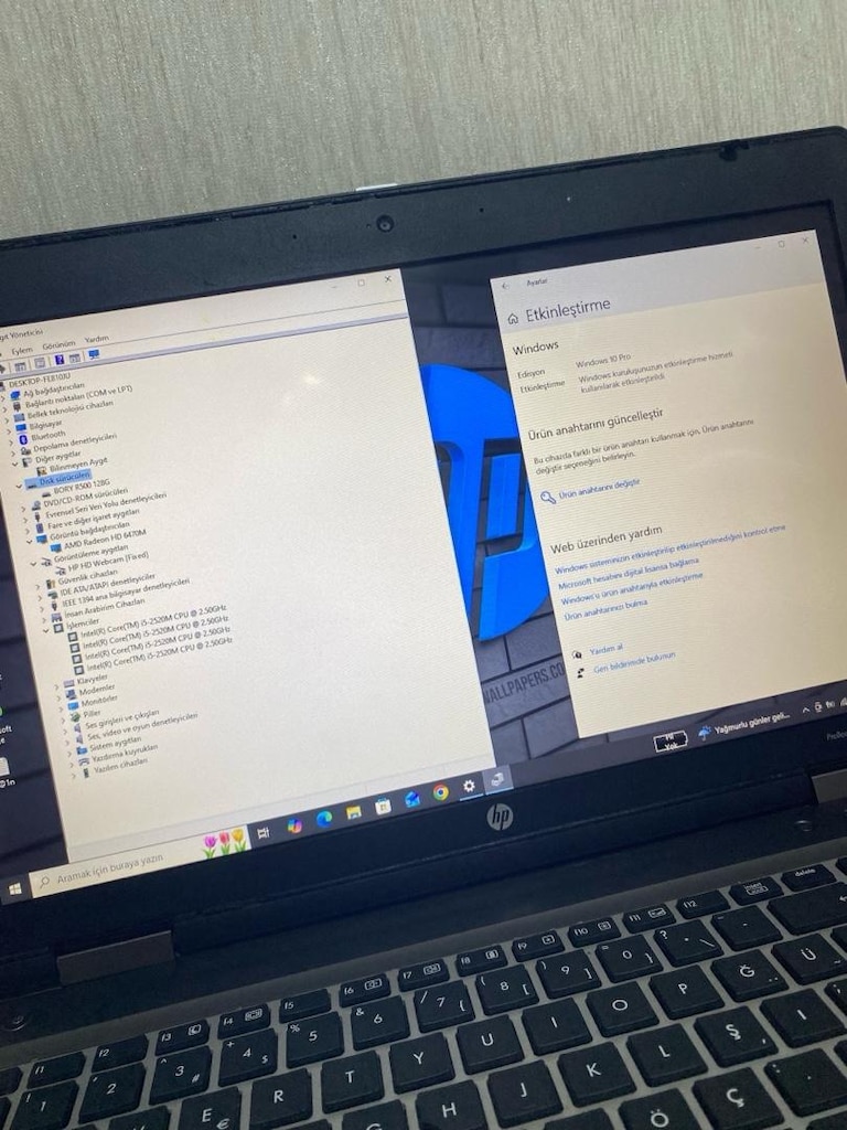 HP-i5 PROBOOK-8GB RAM-128GB SSD-HARİCİ EKRAN KARTLI-HEDİYELİ-LAPTOP - 5