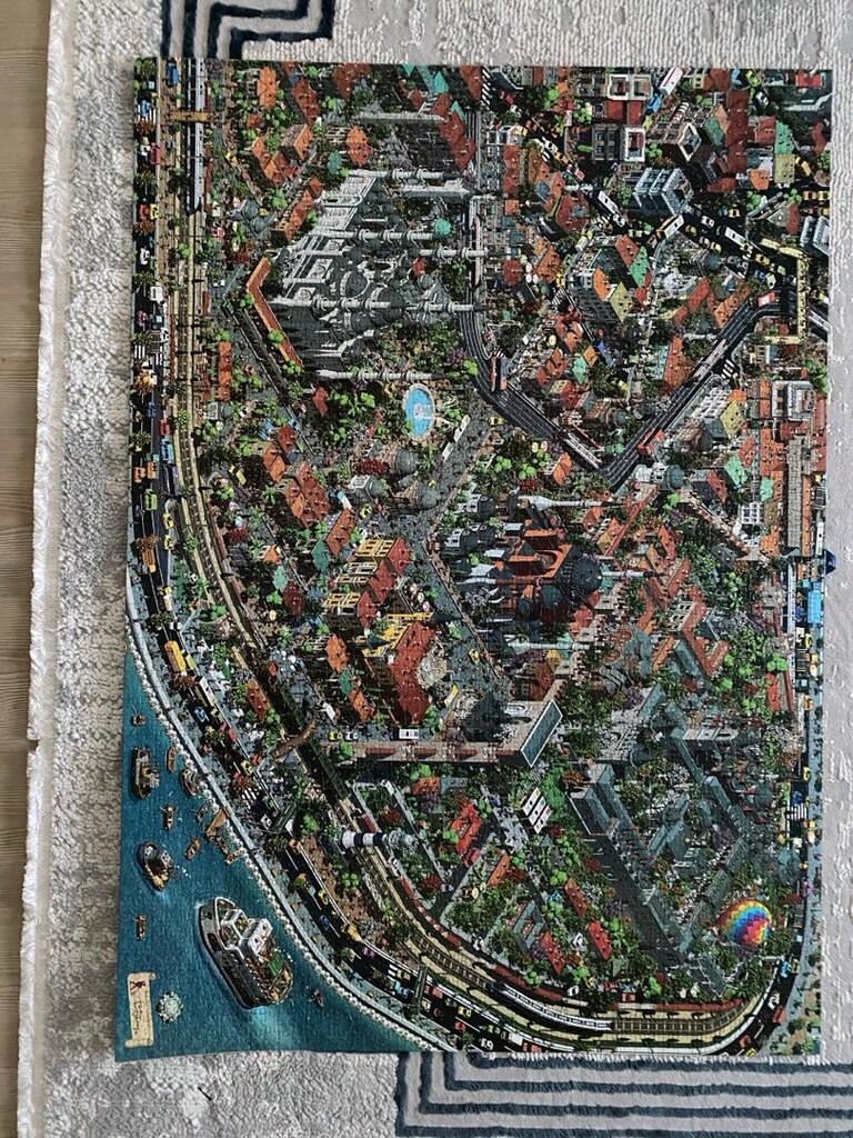 fractal istanbul yapılı 3000 parça puzzle - 2