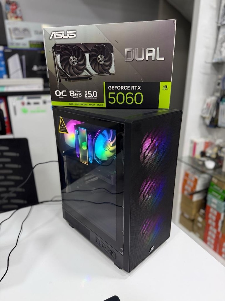 24 AY GARANTİLİ SIFIR MASAÜSTÜ BİLGİSAYAR İNTEL ULTRA 5~ ASUS RTX 5060 - 7