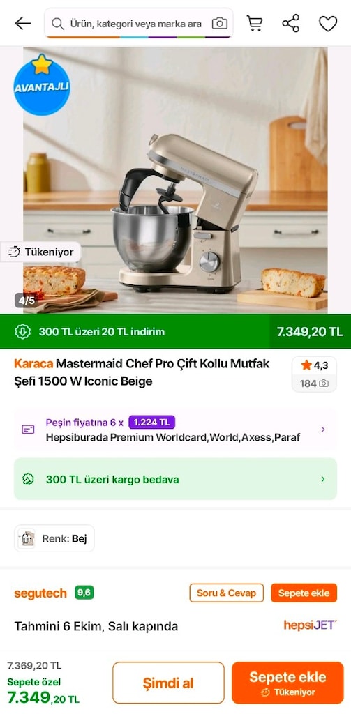 karaca mastermaid hamur yoğurma makinesi - 3