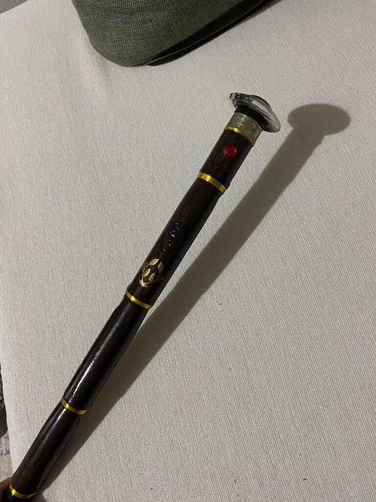 İşlemeli Özel Yapım Ney / Üflemeli Müzik Aleti - 3