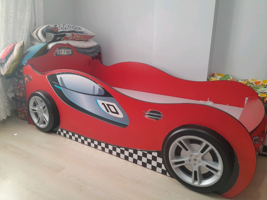 Çilek Mobilya Arabalı Yatak (İkili)