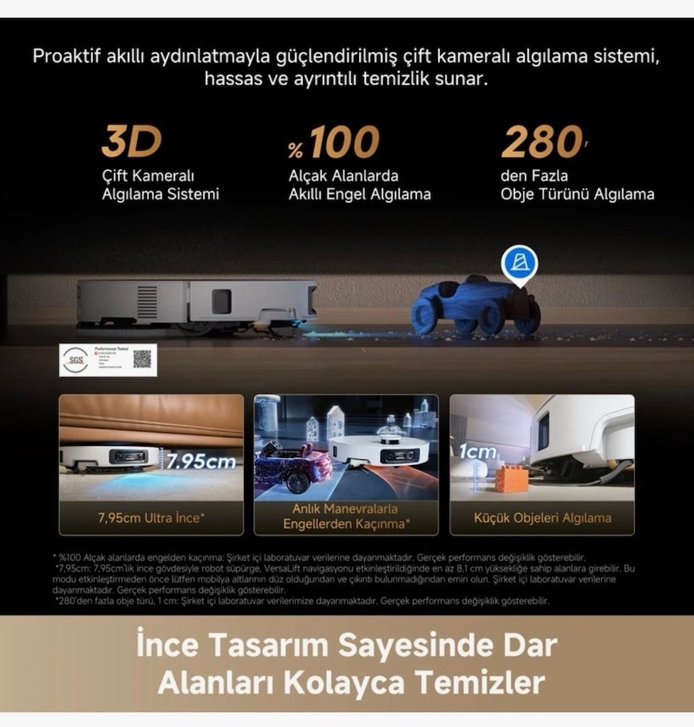 DREAME X60 ULTRA COMPLETE OTOMATİK SÜPÜRGE - 4