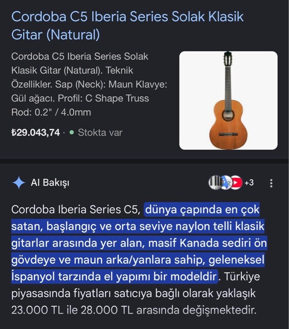 Sorunsuz Cordoba İberia Series C5 EDERİNİN ÇOK ALTI