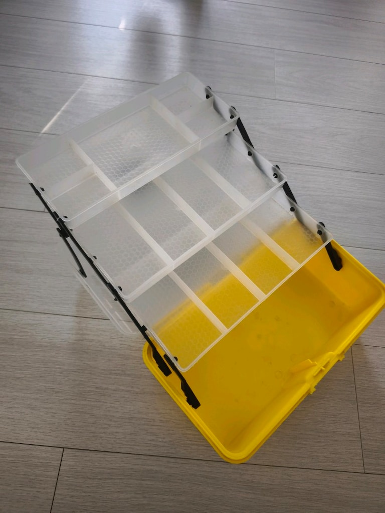 15 inç Katlı / Şeffaf Kapaklı Balıkçı Çantası - letgo'dan Sıfırından ...