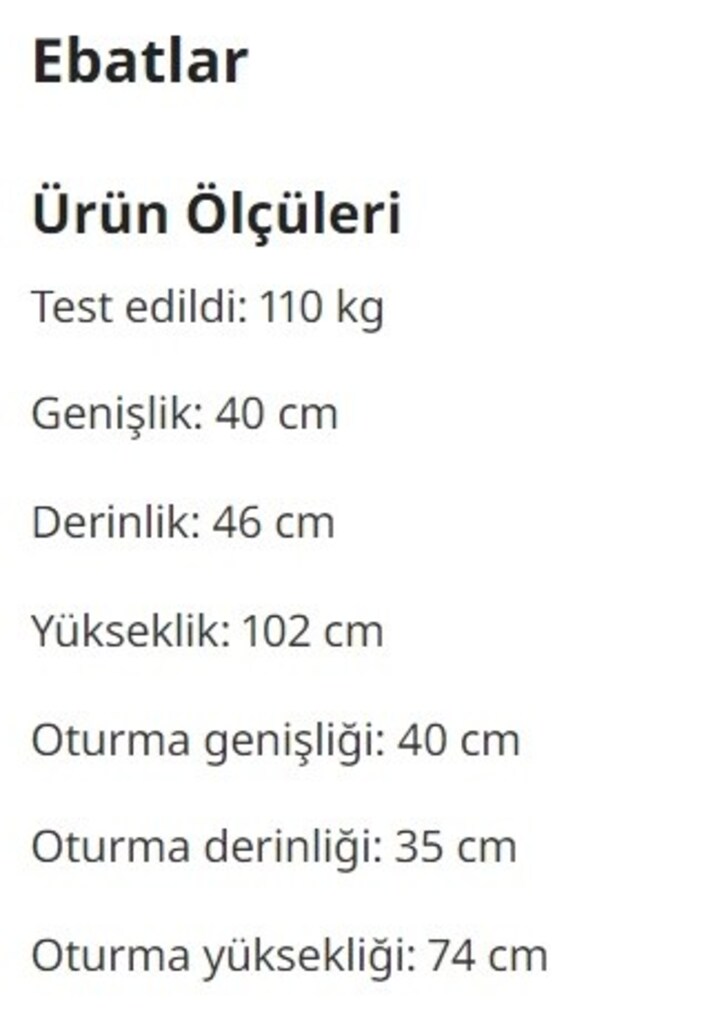 IKEA STORNAS BAR MASASI VE SANDALYELERİ - 11