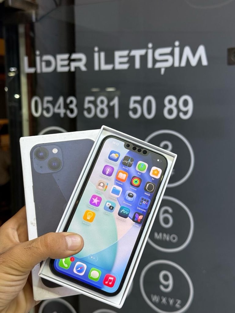 APPLE 13 128 GB KUTU FATURA MEVCUT PİL 84 TERTEMİZ DEGİŞENSİZ - 3