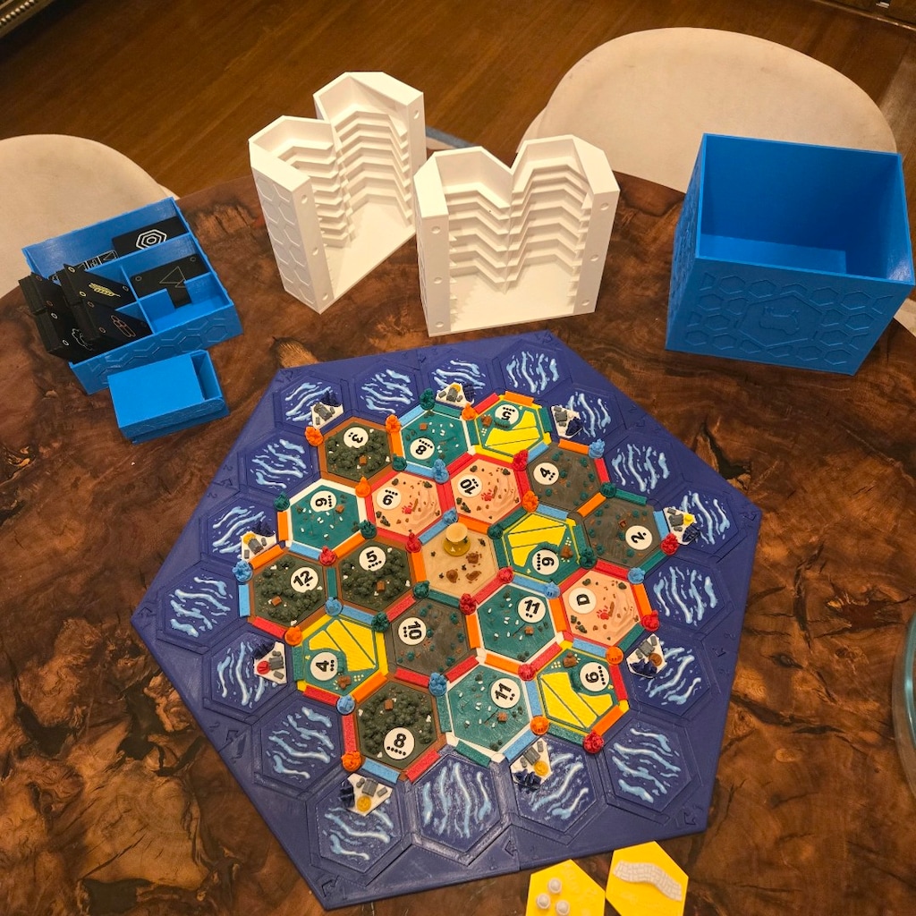 Catan 3 D Kaliteli Baskı