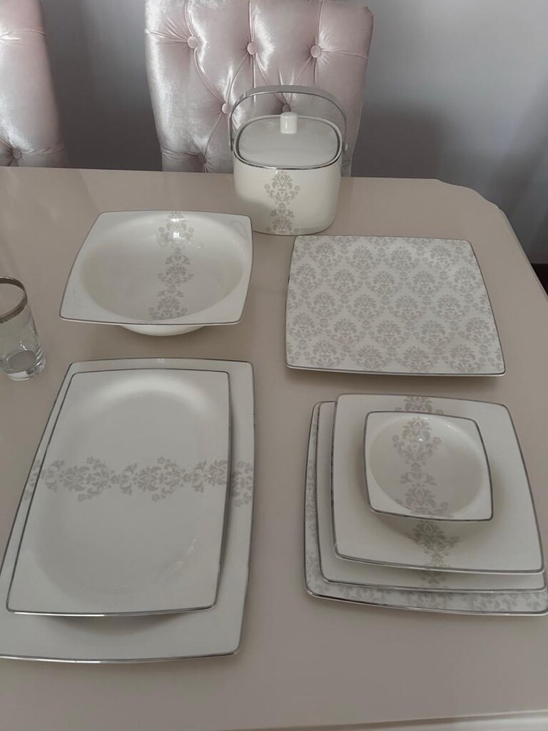 Bernardo Paris Antique 68 Parça Yemek Takımı (Su Takımı HEDİYELİ) - 2