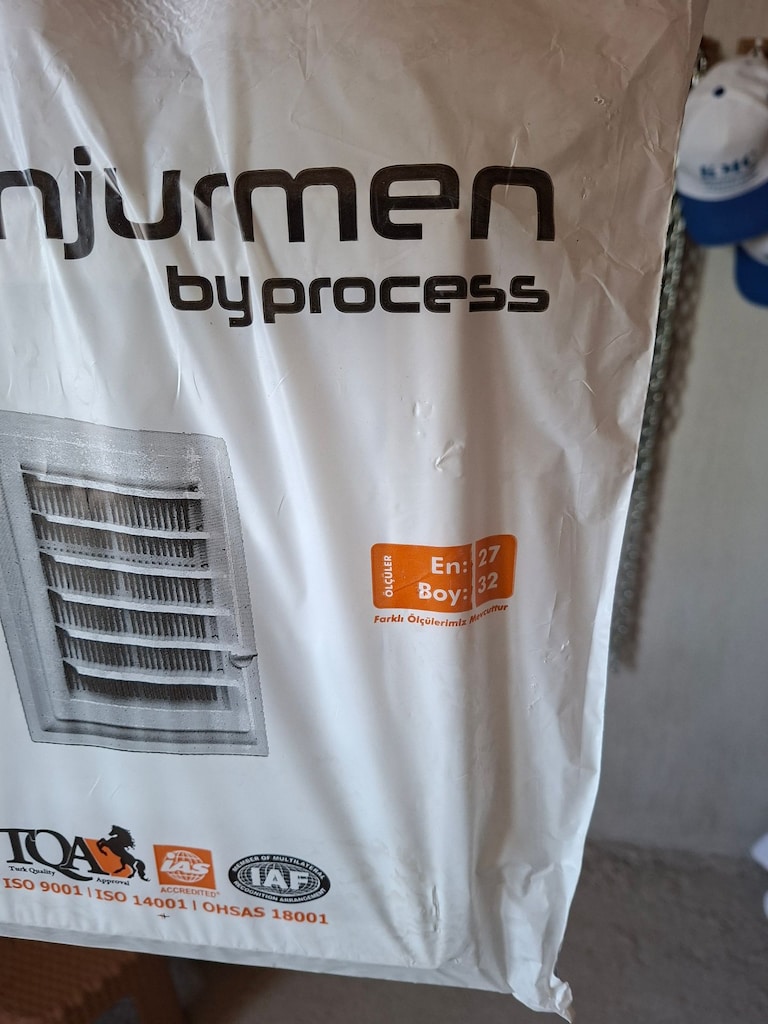 Banyo WC Plastik havalandırma panjuru menfez - 3