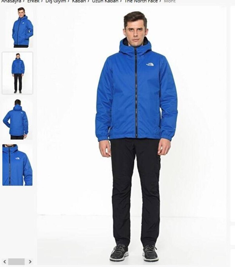 The North face L beden kapüşonlu kaban