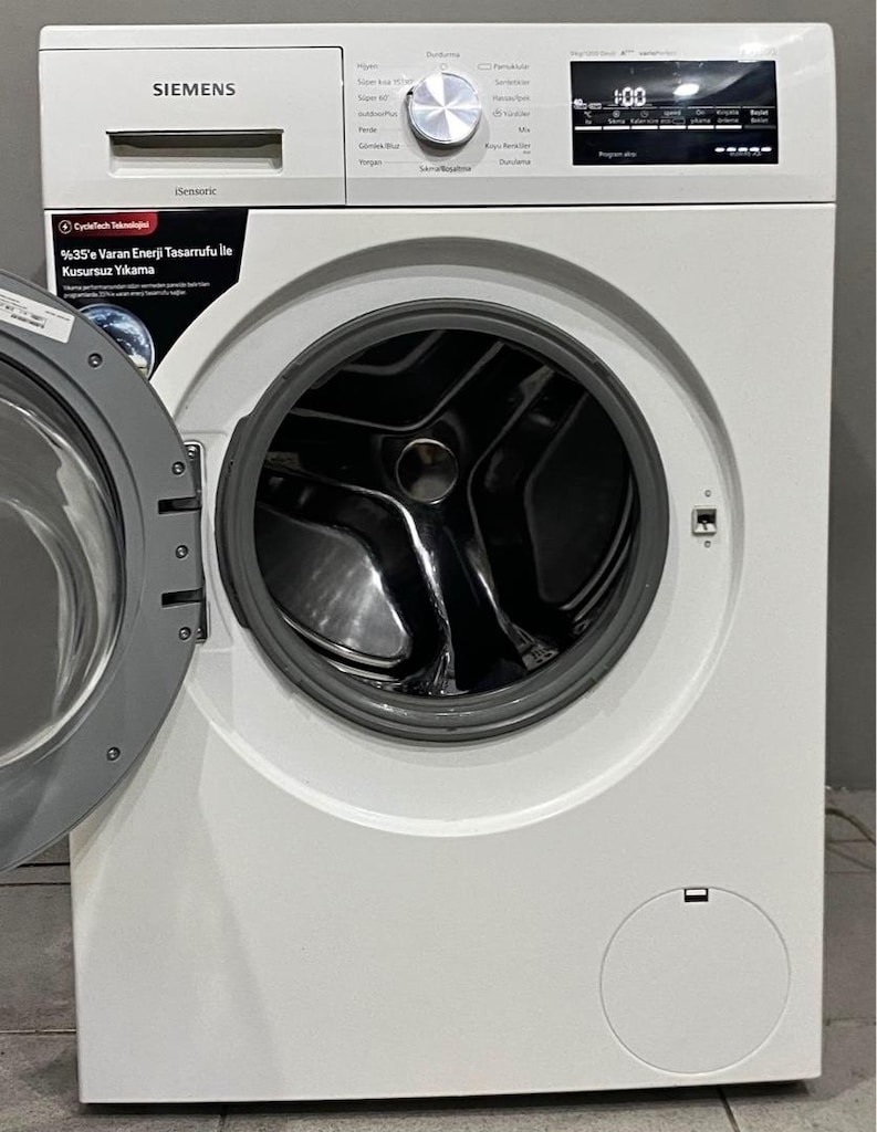 SİEMENS 9 KG A+++ 1200 DEVİR İNVERTER ÇAMAŞIR MAKİNESİ - 4