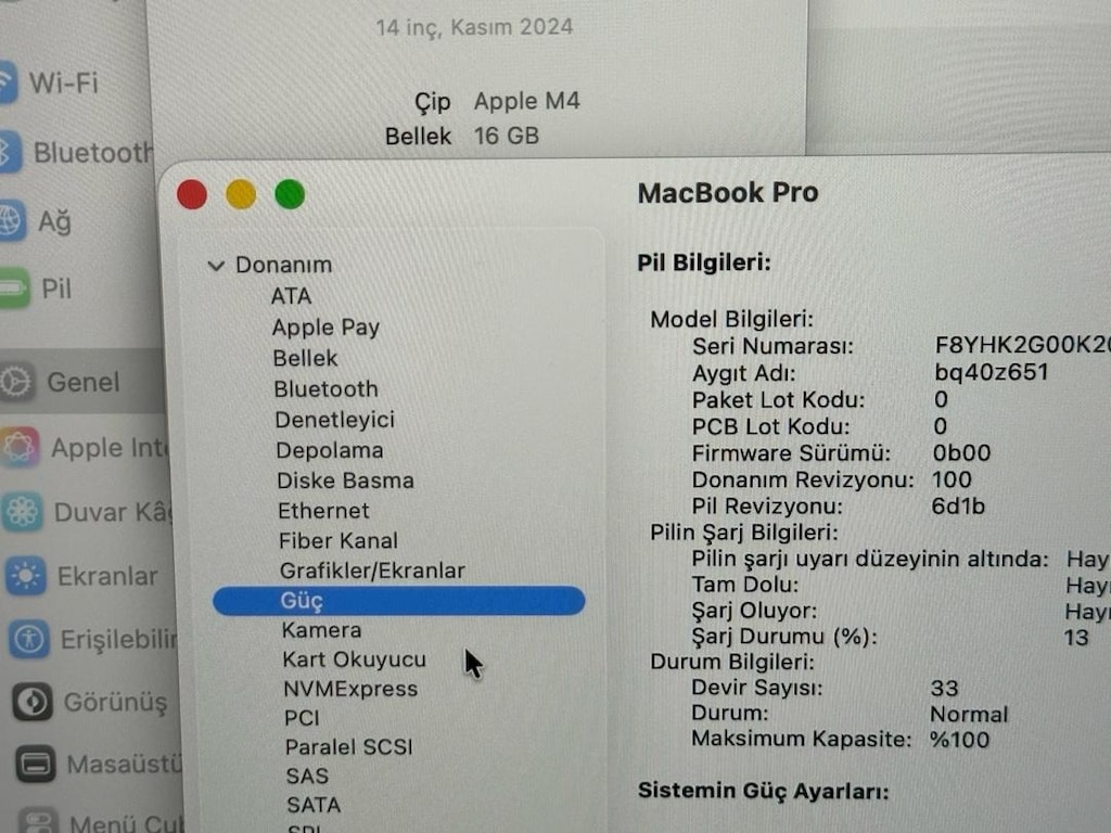 2 yıl Apple türkiye garantili macbook pro M4 çipli 14” 512 gb ssd - 2