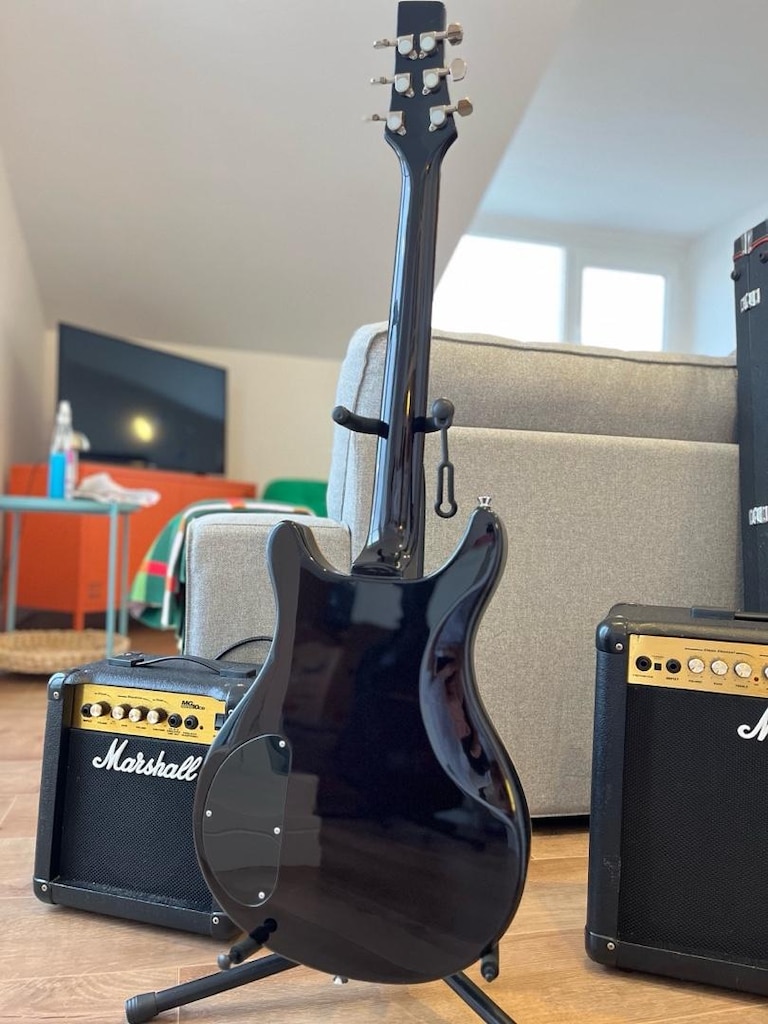 KOREA ACEPRO EMG PICKUP ELEKTRO GİTAR, SET THRU NECK, MAUN GÖVDE - 7