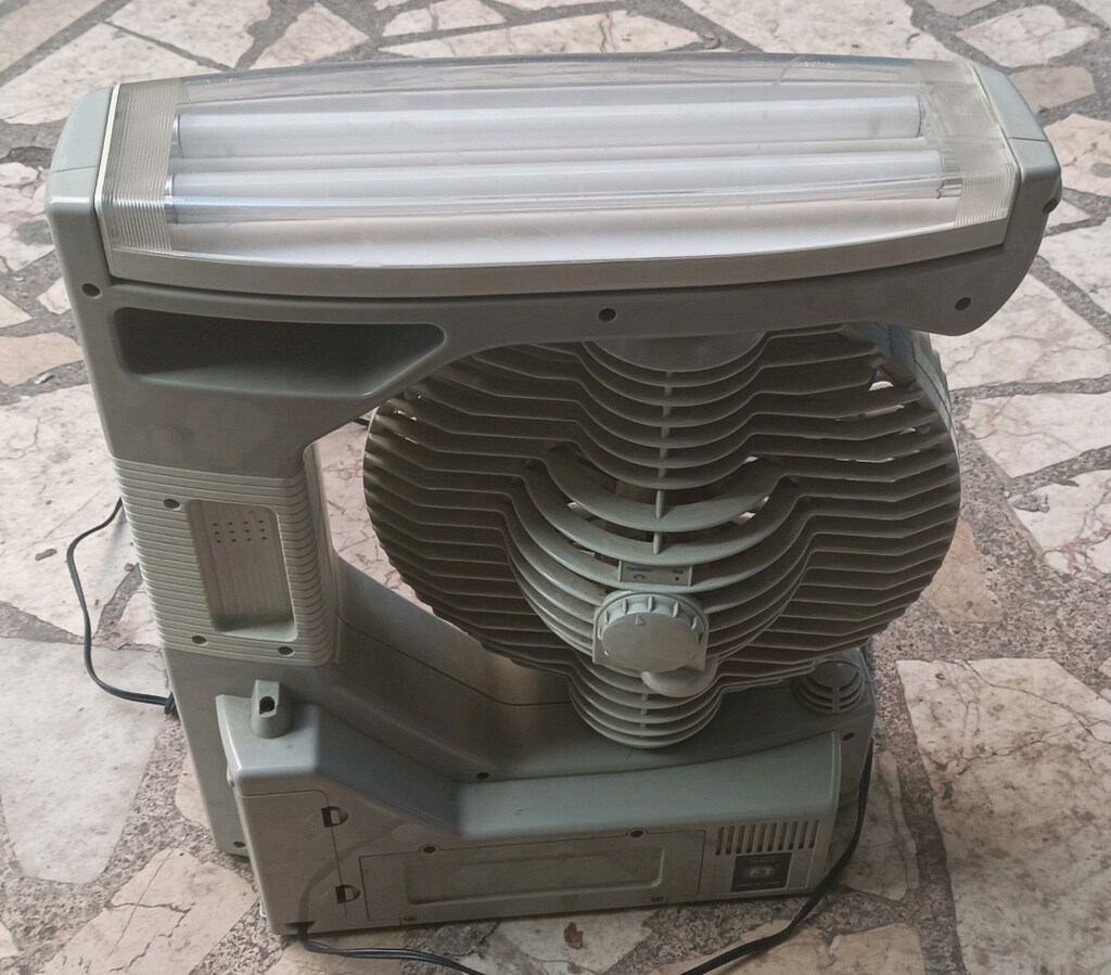 LED ışıklı Radyolu saatli Vantilatör - 15