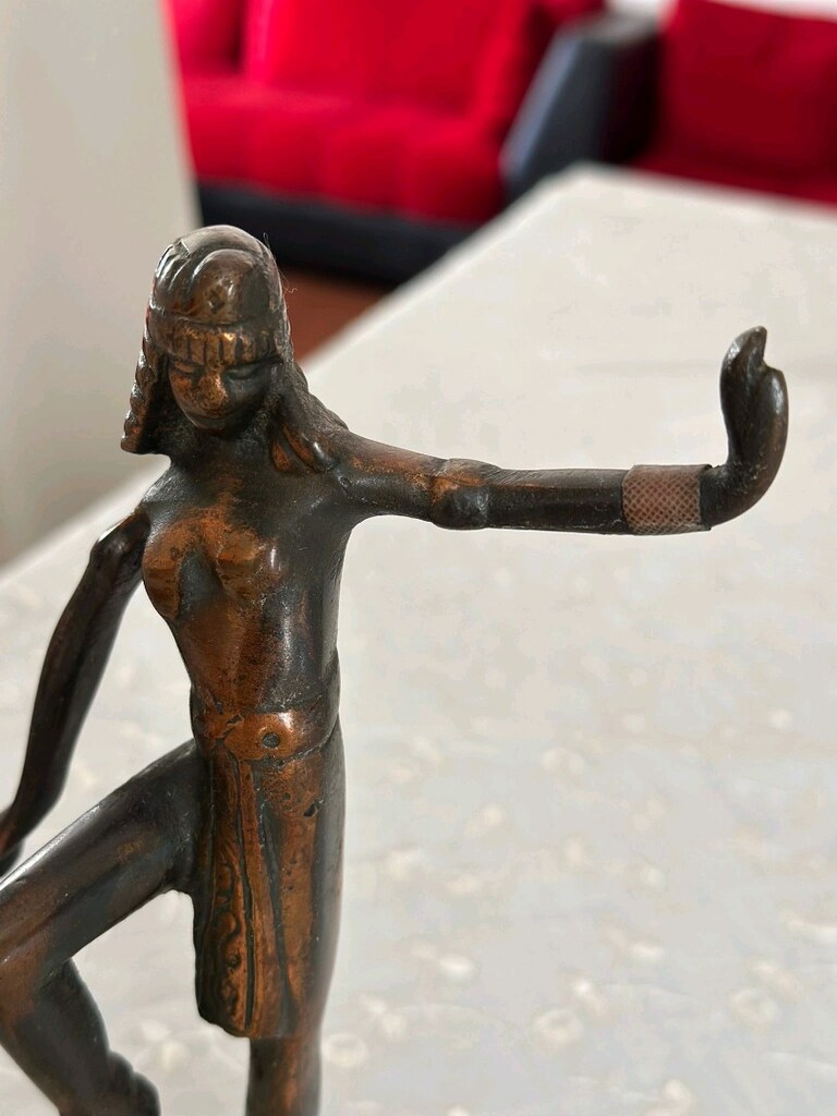 ANTİKA, BRONZ "DANCİNG CLEOPATRA" BİBLO - 10