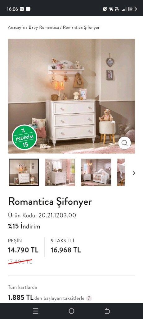 çilek mobilya şifonyer - 6