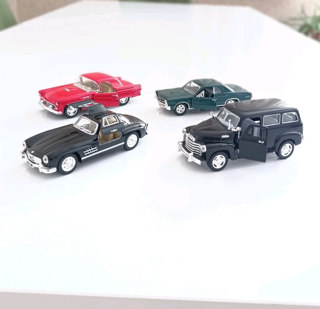 Metal Model Klasik Nostalji Otomobiller - 3