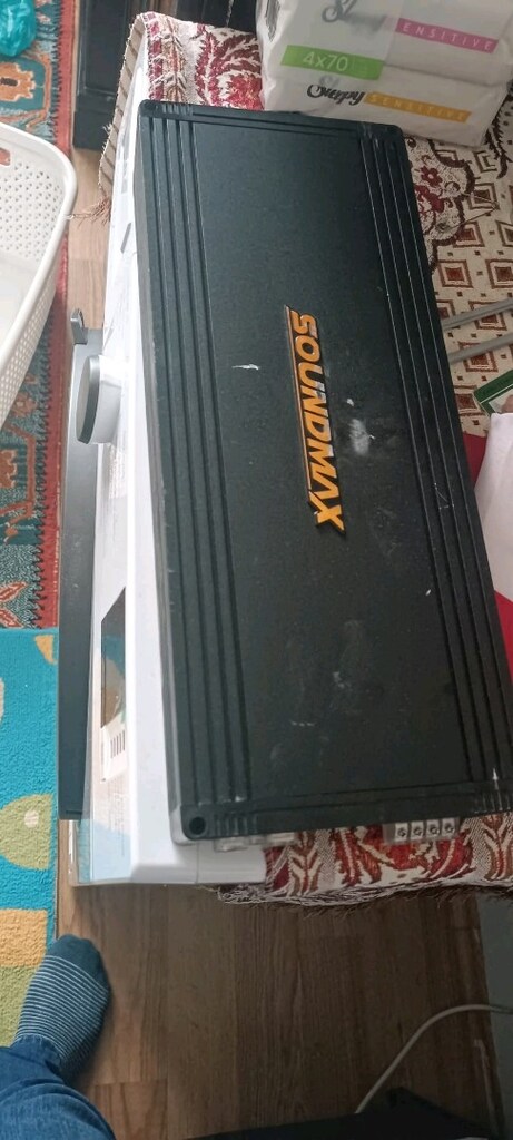 Araç Soundmax 4 Kanal Amfi ve Kabinli Kenwood 30 cm Subwoofer Bass - 5