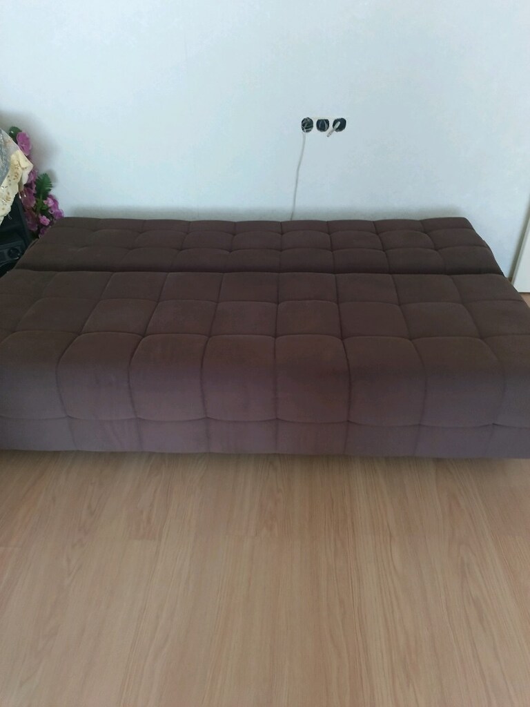 Enza mobilya kahverengi çekyat - 2