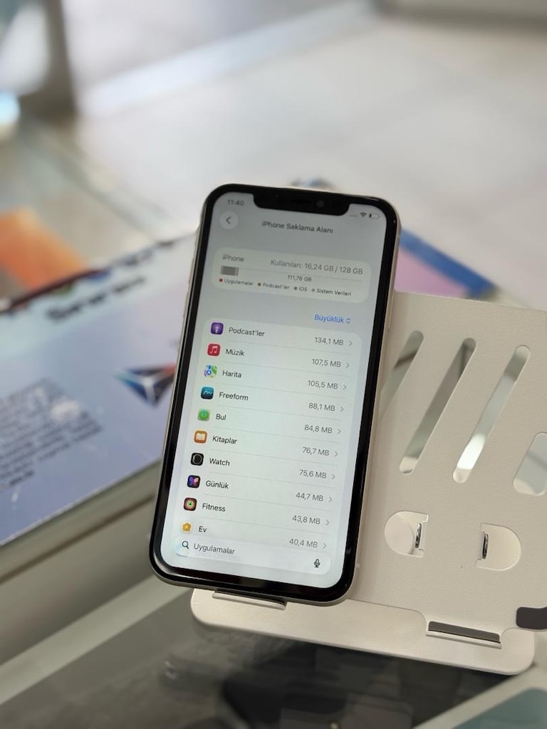 128 GB İPHONE 11 TERTEMİZ SIFIR AYARINDA - 10