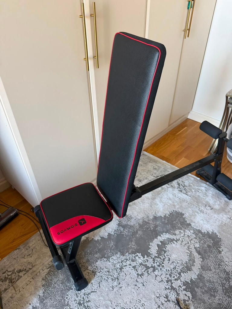 80 kg Halter Ağırlık seti döküm bench dahil - 5