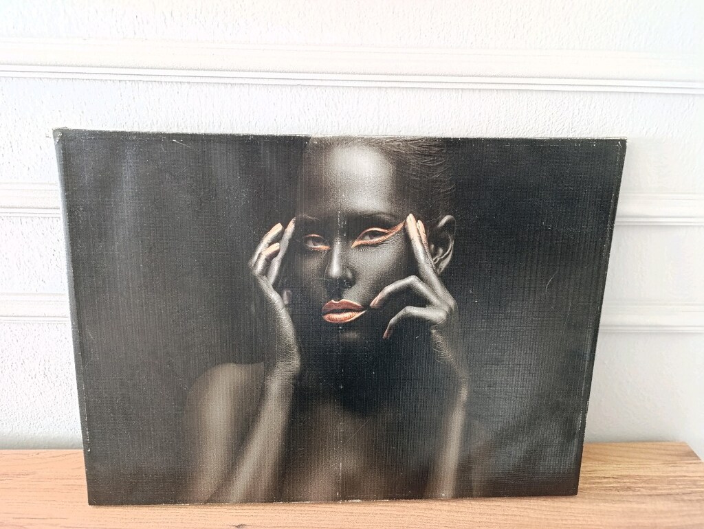 SML Tablo Afrikalı Siyahi Zenci Model kanvas tablo 70x100 ebatlarında - 3