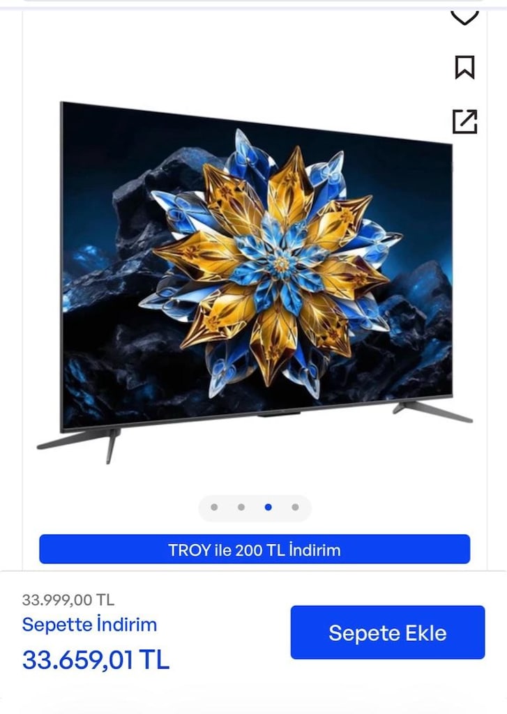 4K QLED Tv TLC 55” (140 ekran) - 3