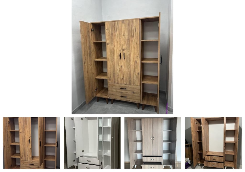 4 kapaklı elbise dolabı bqicsmbalt - 2