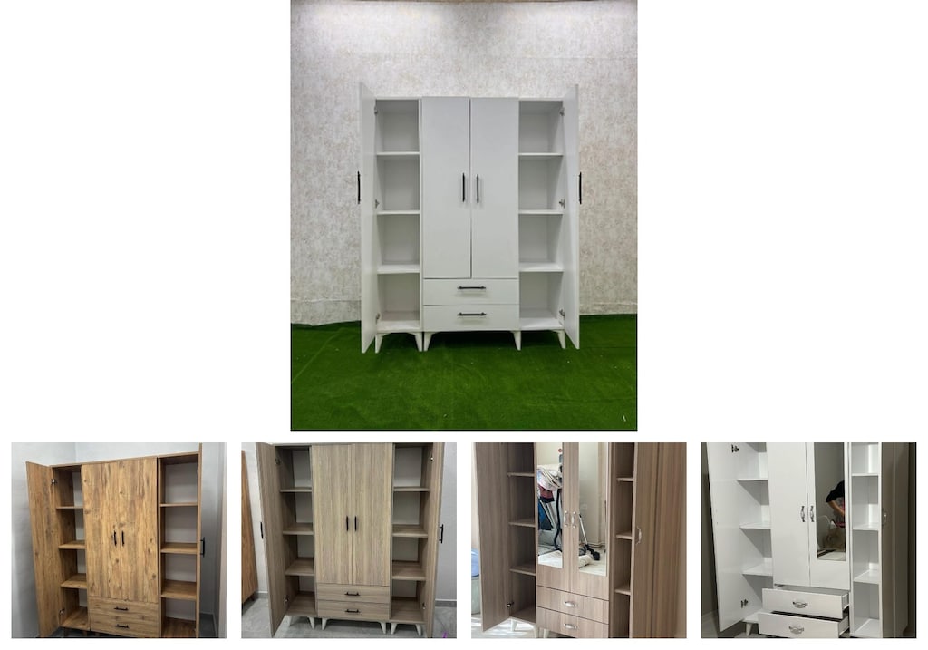 4 kapaklı elbise dolabı upvdvclepm - 2