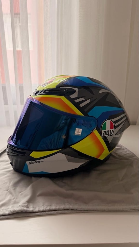 AGV K6s joan Black Blue Kapalı Kask L Beden - 4