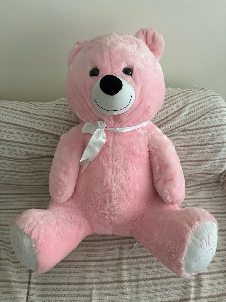 büyük boy pembe peluş - 2