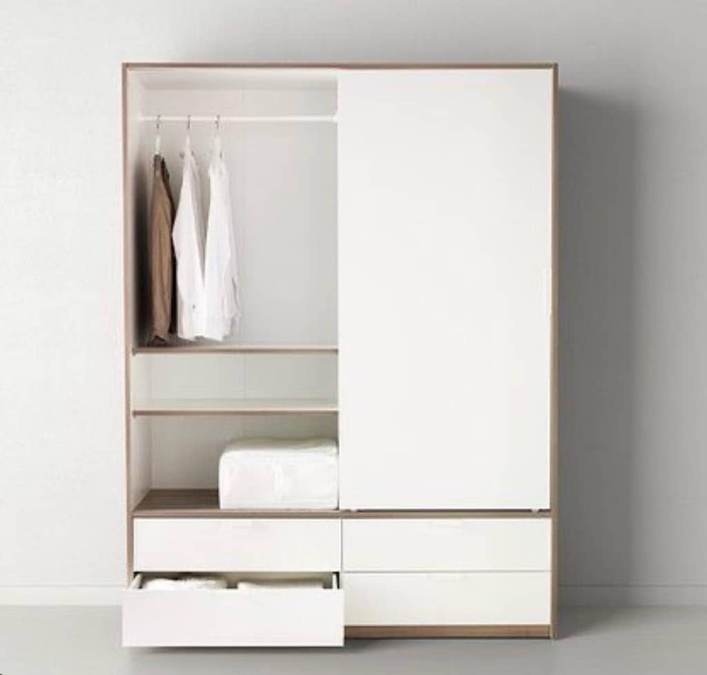 IKEA TRYSIL BÜYÜK GARDIROP 4 ÇEKMECELİ SÜRGÜLÜ - 2