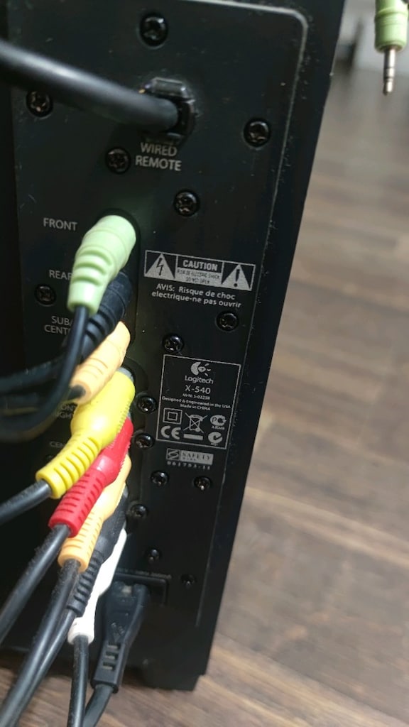 LOGİTECH X-540 5.1 SURROUND SES SİSTEMİ/ ÇOK TEMİZDİR - 9