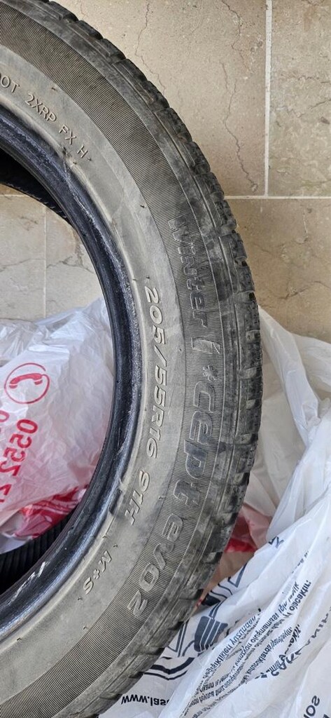 4 kışlık lastik, Hankook Winter icept evo 2, 205/55R16 - 2