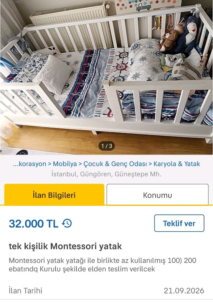 Montessori Yatak - 4