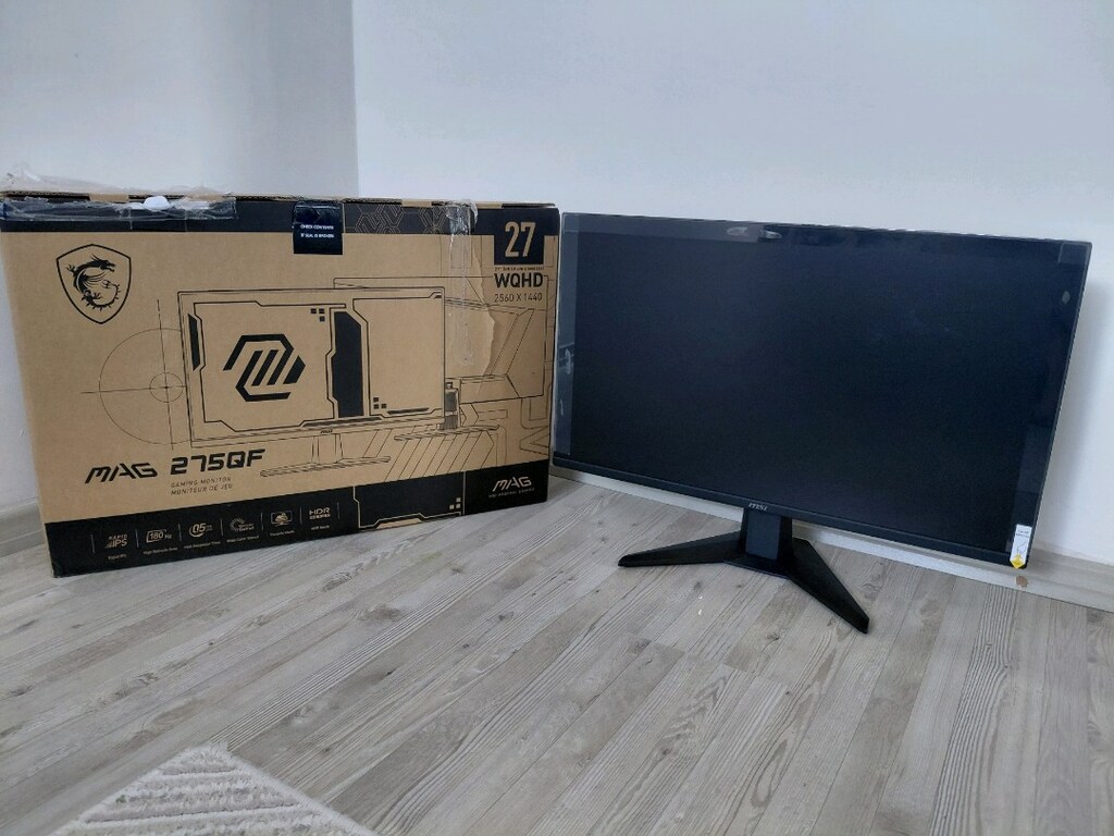 MSI 27" Mag 275QF 2560X1440(WQHD) IPS 180HZ 0,5ms Gaming Monitor - 10