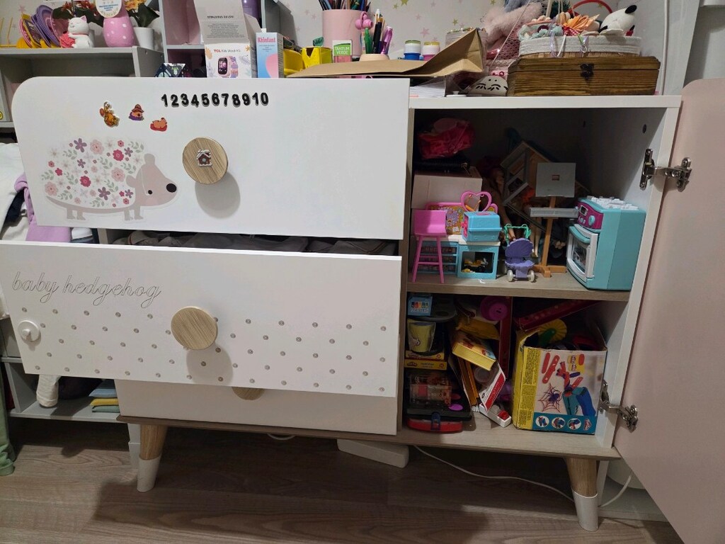 Alfemo Kids 3 kapılı dolap ve şifonyer - 6