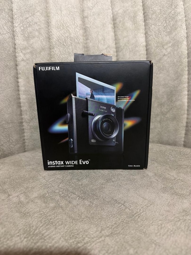 Fujifilm Instax Wide Evo Hibrit Anında Baskı Fotoğraf Makinesi – Siyah - 3