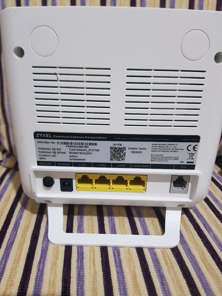 ZYXEL WİFİ 6 YENİ NESİL MODEM - 2