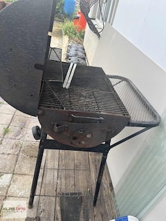KLAS OFİS PENDİK 80x50x90 TEKERLEKLİ BARBEKÜ MANGAL İKİNCİ EL - 3