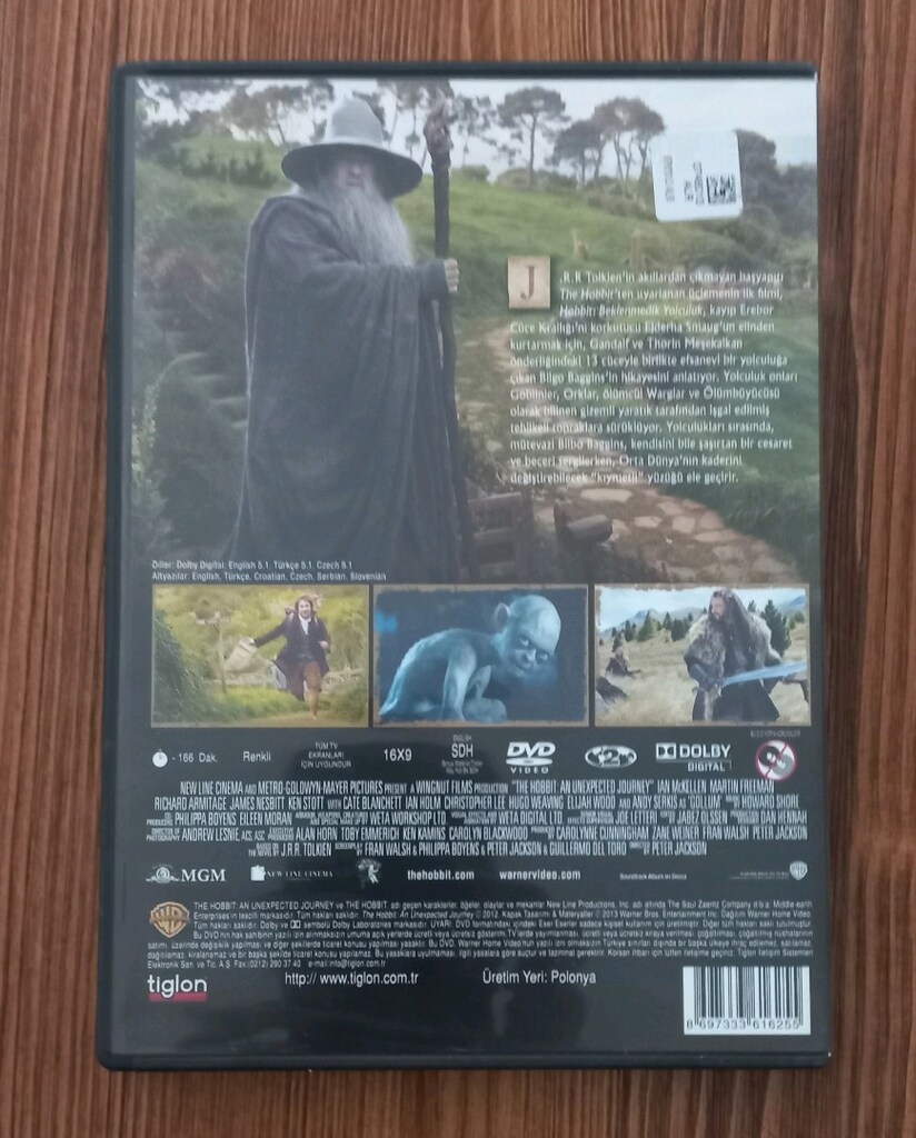 Hobbit: Beklenmedik Yolculuk - Orijinal DVD (Tertemiz/Arşivlik) - 2