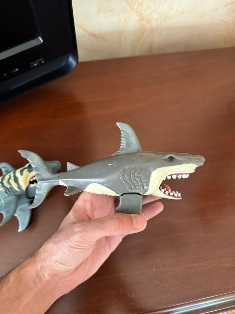 2 Adet Chap Mei Köpekbalığı Figür Oyuncak Jaws Hayvan - 5