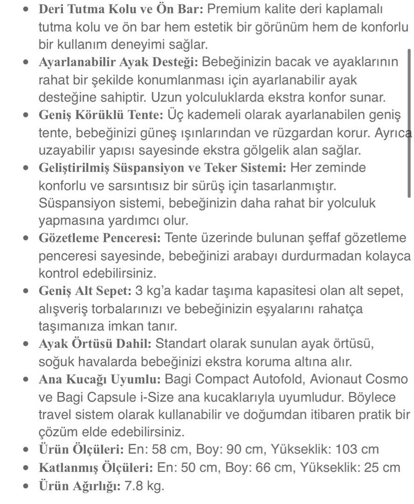 Sıfır Bagi Compact AutoFold + Anakucağı - 11